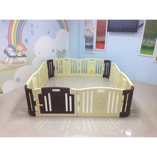 คอกกั้นเกาหลี รุ่น Baby Bear Zone [Size L special ขนาด 200x200x60 ซม.] 1door1panel ยี่ห้อ EDUPLAY made in Korea