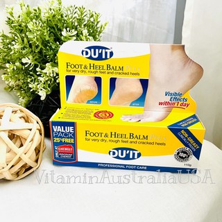 Duit Foot &amp; Heel Balm Plus 50g ครีมทาเท้า Duit ครีมสมานผิวส้นเท้าแตก นำเข้าจากออสเตรเลีย