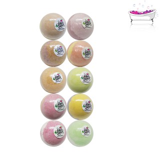 10 กลิ่นX150g  Mali House  Bath Bomb Ball บาธบอม สบู่สปาสำหรับแช่ในอ่าง MH-BB1004