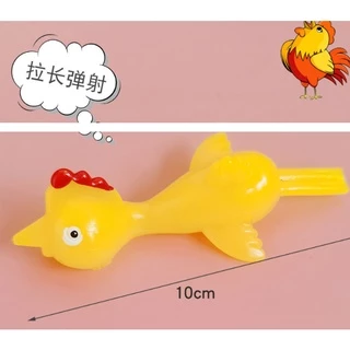 ไก่บิน ติดกำแพง หนังสติ๊กรูปไก่ ของเล่นหนังสติ๊กไก่ยืดได้ ไก่ดีด Elastic toy