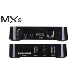 กล่องทีวีกับจอแสดงผล TV Box MXQ Pro Smart Box Android 10.1 Quad Core 64bit 1GB8GBกล่องแอนดรอยน์ สมาร์ท ทีวี 7Vv2