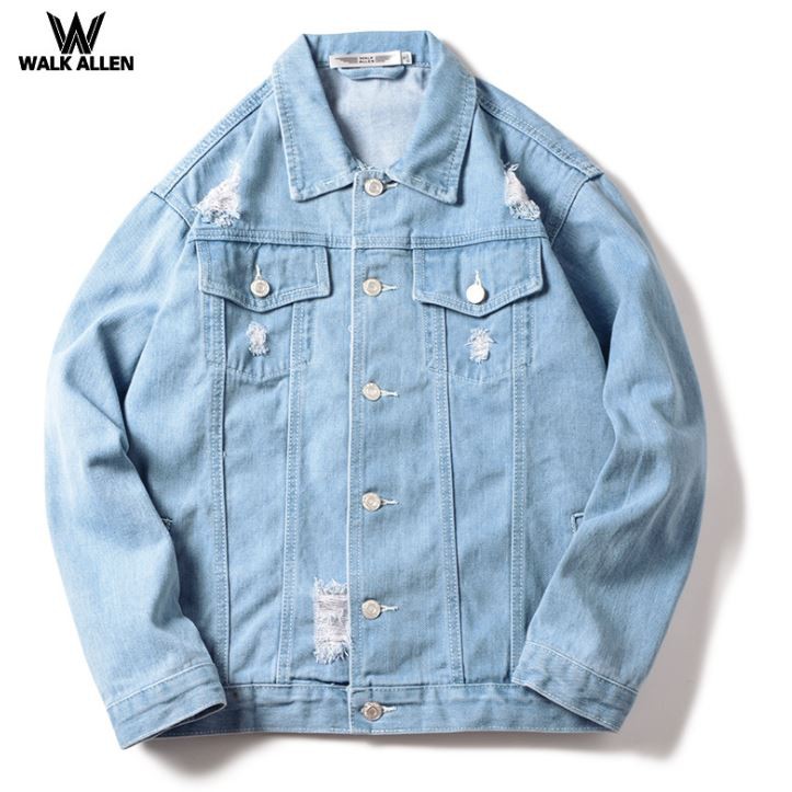 Hot 🔥เสื้อยีนส์ ทรงสวย ขาดกำลังสวย มาแรงมาก♥️ สไตล์เกาหลี เนื้อผ้ายีนส์💯 (J-06,07,05) - รูปที่ 5