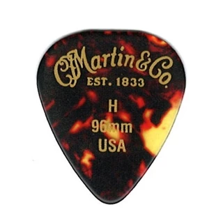 ปิ๊กกีตาร์ Martin #1 Guitar Pick สี Shell ลายกระ ทรงหยดน้ำ