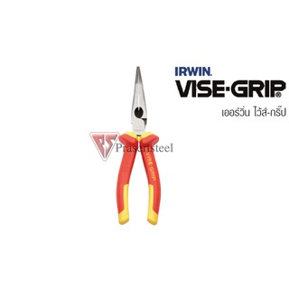 IRWIN VISE-GRIP คีมปากแหลมปลายงอ หุ้มฉนวน ขนาด 8 นิ้ว (1 อัน)