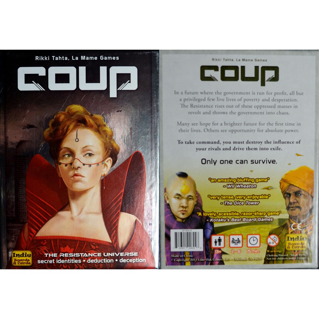 [ของแท้] Coup / Coup Reformation Board Game - รูปที่ 2