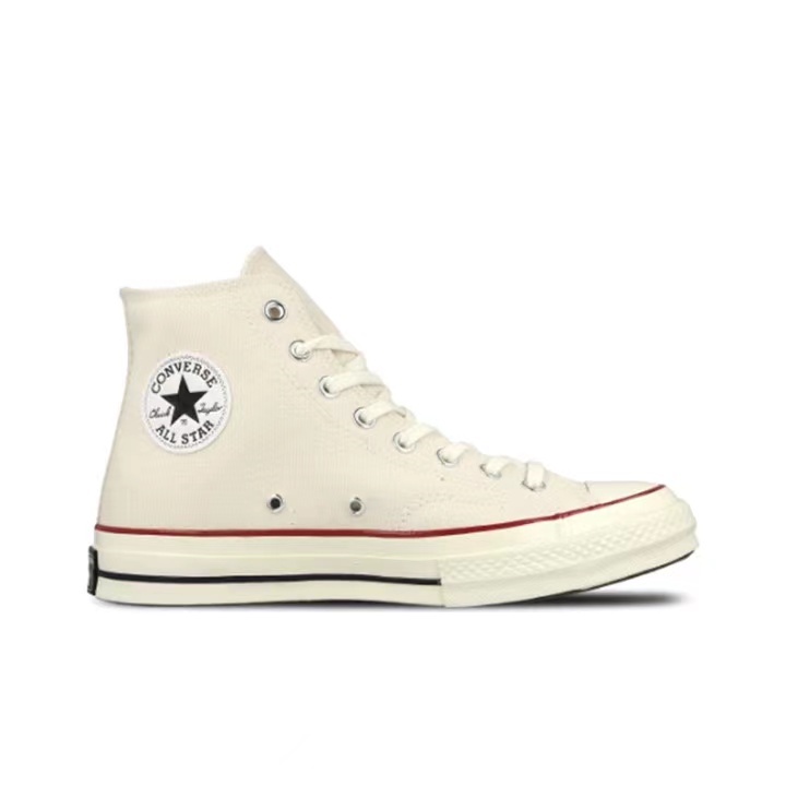 Converse Chuck Taylor All Star 70 1970s HI high top canvas shoes men and women creamy-white