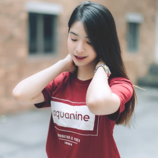 เสื้อยืด AQUANINE - IMAGINATION (สีแดง)