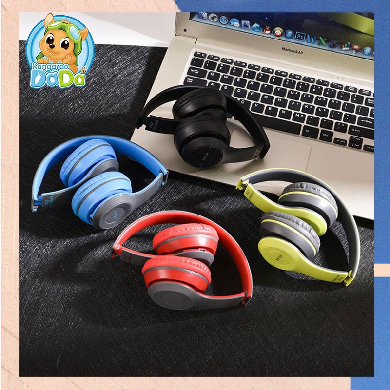 5 สีหูฟังบลูทูธ P47 เสียงดี Wireless Bluetooth Stereo Headset หูฟังบลูธูทไร้สาย Headphones
