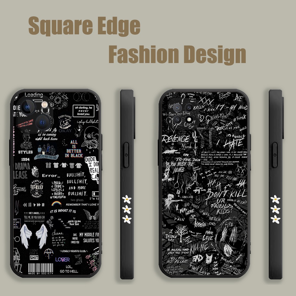 ความงามสีดําน่ารัก Tumblr Dark Glitch WLX11 สําหรับ Huawei Nova 5T Y9S P30 Lite Y9 Prime 2019 Nova 9