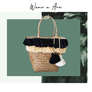 กระเป๋าสาน MA’AM รุ่น Raffia Classic Tote