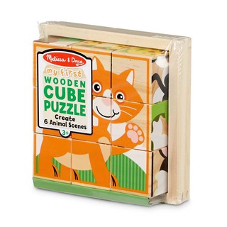 My First Cube Puzzle - Animals  พัซเซิลลูกบาศก์ รุ่นสัตว์ 9 ชิ้น