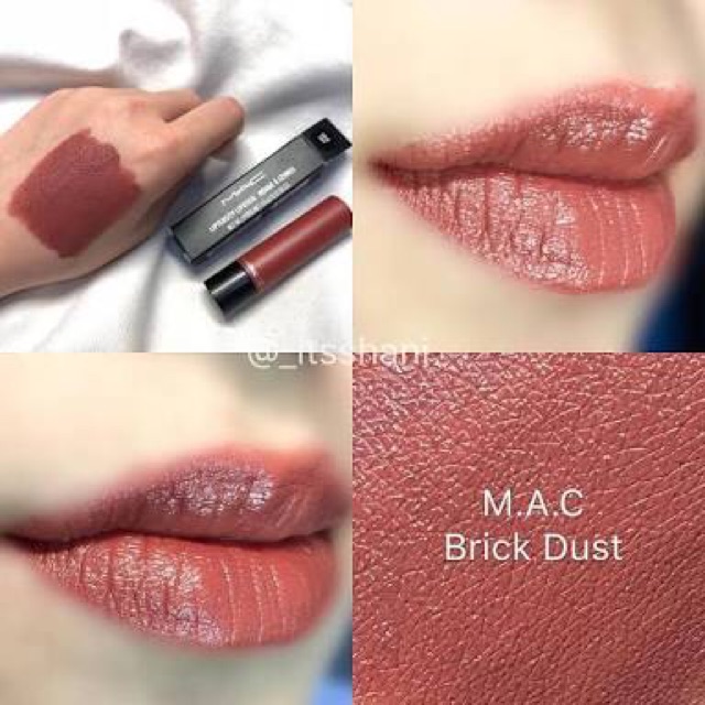 mac brick dust lipstick