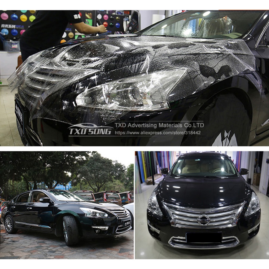 102030405060cm X 152cmlot Rhino Skin Car Bumper Hood Paint Protection ...