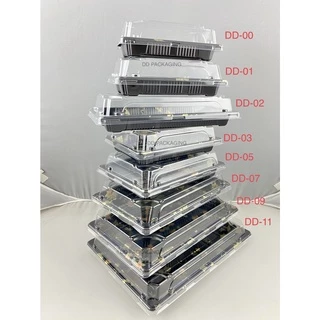 DEDEE(50ชุด)กล่องซูชิ ถาดซูชิญี่ปุ่น ถาดแซลม่อน ถาดใส่เนื้อ