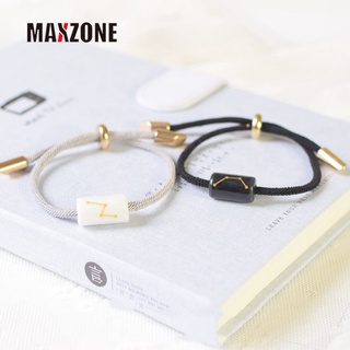 Maxzone สร้อยข้อมือเชือกถัก รูปแมงป่อง 12 กลุ่มดาว ราศี ปรับได้ ของขวัญ สําหรับผู้หญิง และผู้ชาย