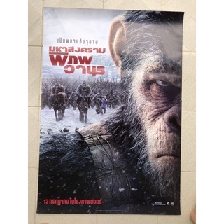 โปสเตอร์หนังมหาสงครามพิภพวานร | War for the Planet of the Apes (2017)