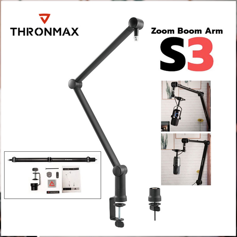 Thronmax S3 Zoom Boom ARM ขาตั้งไมโครโฟน