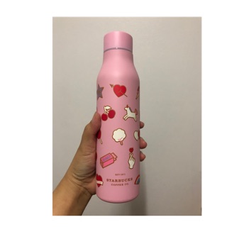 Starbucks water bottle valentine icon 13 oz