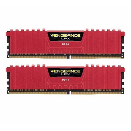 16GB (8GBx2) DDR4/2666 RAM PC (แรมพีซี) CORSAIR VENGEANCE LPX (CMK16GX4M2A2666C16) Warranty LT