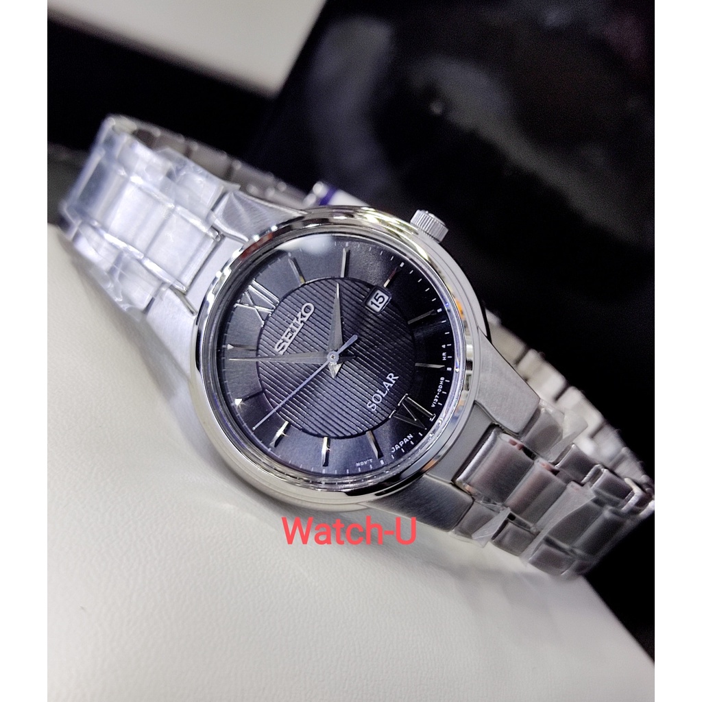 นาฬิกาข้อมือผู้หญิง SEIKO Solar เรือนเงิน รุ่น SUT229P1 SUT229P SUT229