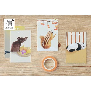 Mini card cute animal มินิการ์ดรูปสัตว์น่ารัก