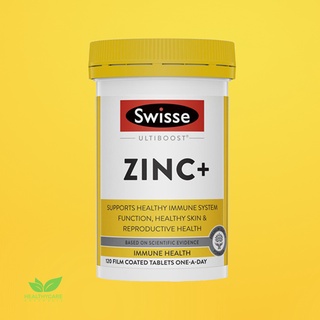 Swisse Zinc+120 Tab  สังกะสี เสริมภูมิคุ้มกัน ป้องกันและรักษาสิว