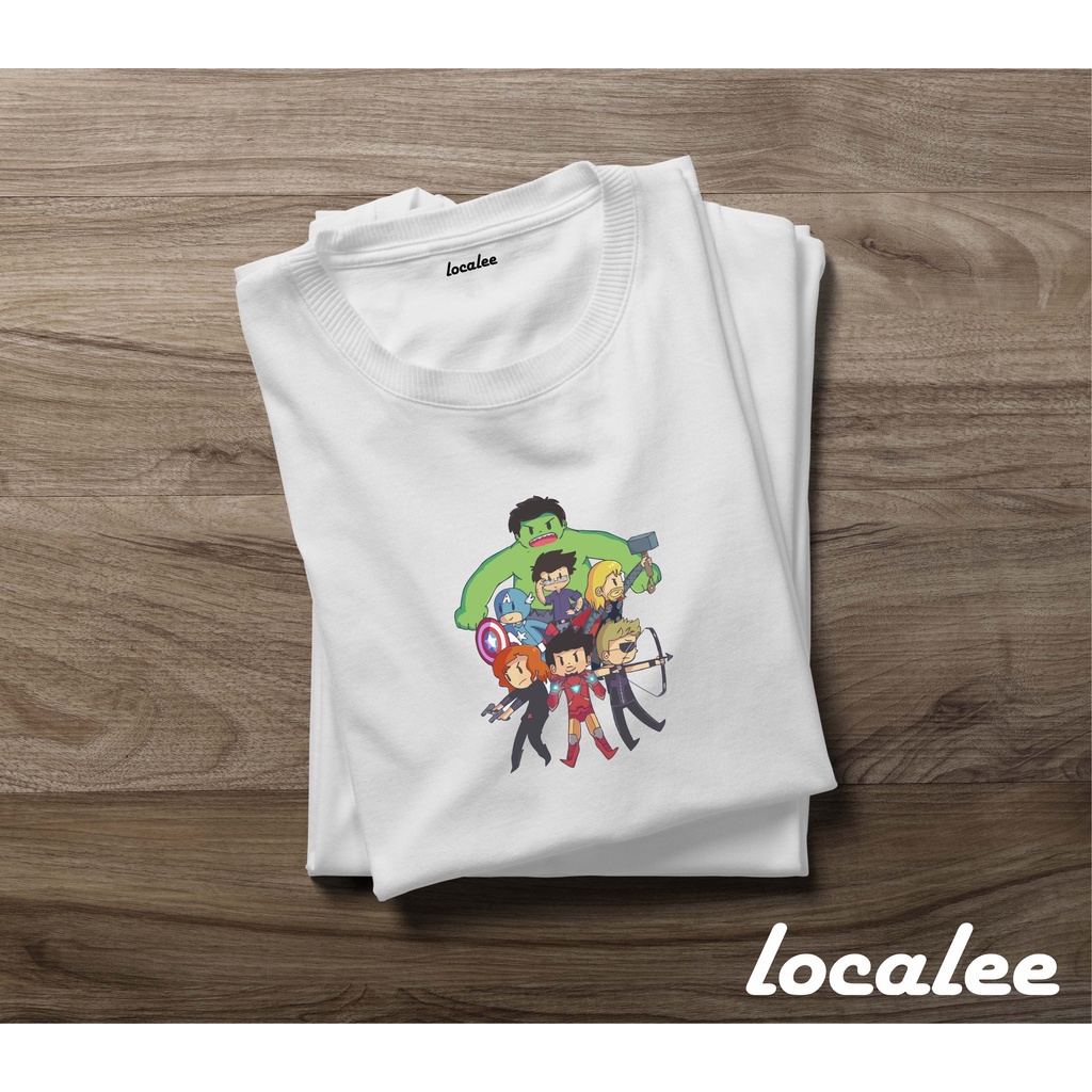BABY AVENGER TEAM TSHIRT - เสื้อยืด CHIBI AVENGER TEE - เสื้อยืด UNISEX - เสื้อยืด MARVEL AVENGER CO