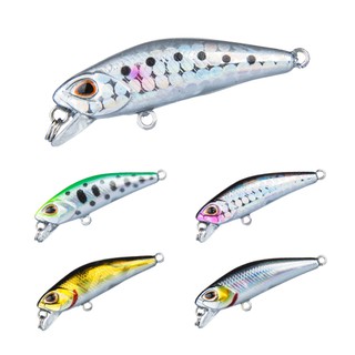 เหยื่อตกปลานิล Mini Minnow Lure อุปกรณ์ตกปลา 1PCS 3.5g/4.5cm รอกตีเหยื่อปลอม เหยื่อปลอมตกปลา Clouser Minnow ตะขอ เหยื่อปลอม เหยื่อตกปลา เหยื่อตกปลาช่อน เหยือตกปลา Sinking Minnow ตกปลา เหยื่อปลา