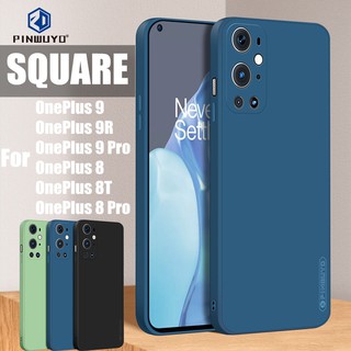 Pinwuyo Silicone Liquid Case OnePlus 8 8T 9 9R Pro 1+8T 1+8 1+9 1+9R Pro Liquid Silicone