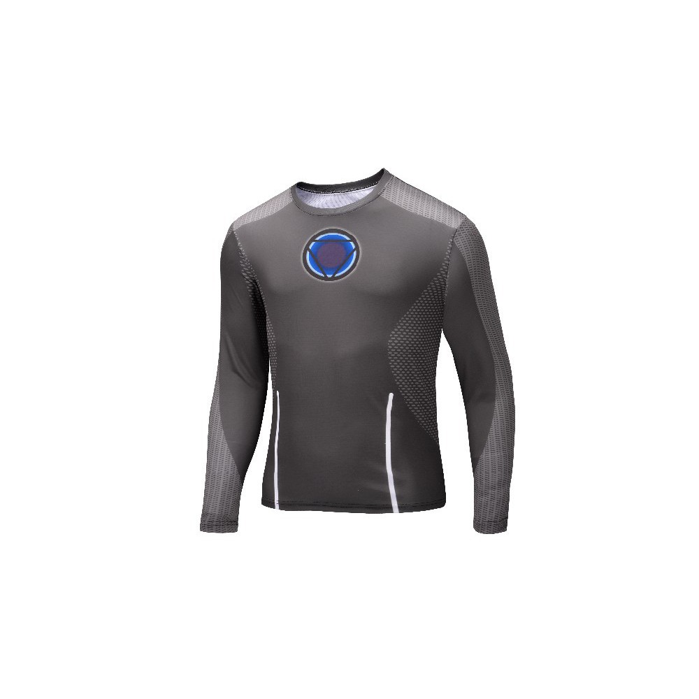 เสื้อยืด SUPERHERO GREY IRONMAN นําเข้า + BONUS