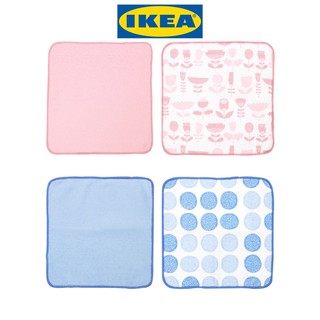 ผ้าเช็ดจาน แพ็ค2ผืน  IKEA  🌈 STEKNING สเตียคนิง มีสีฟ้าและชมพู