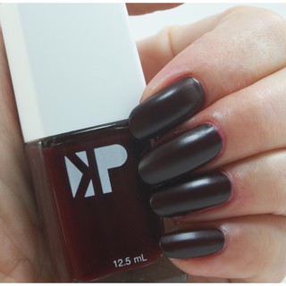 KP Premium Nail Polish | Double Matte | Maroon Five (DM007) | ยาทาเล็บแบบด้าน | สีแดงเข้มเลือดนก |