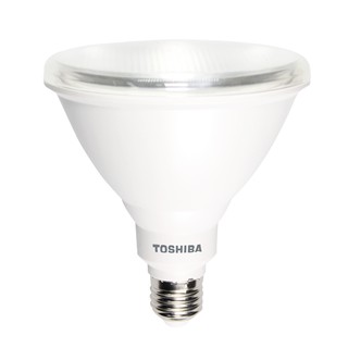 TOSHIBA หลอดไฟ Led PAR38 15W กันฝุ่นและน้ำมาตรฐาน IP65 ใช้ภายนอกอาคารได้ ได้คุณภาพ มอก. ประกัน1ปี