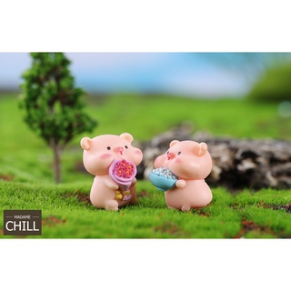 [MC382] ตุ๊กตุ่นจิ๋ว หมู สมบูรณ์ หมู อ้วนพี 🐷 (1 ตัว ราคา 15 บาท)