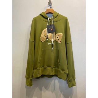 เสื้อแขนยาว Palm angle bear Hoodie Size S-L