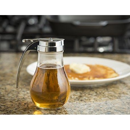 ขวดรินน้ำผึ้ง ขวดน้ำมัน ขวดใส่เครื่องปรุงรสที่หยดน้ำ ขวดน้ำเชื่อม ดีไซน์สวย ฝากดสไลด์ได้ Syrup / Honey Dispensers