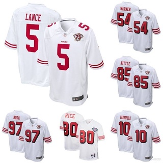 เสื้อกีฬาแขนสั้น ลายทีมชาติฟุตบอล San Francisco 49ers NFL 75th San Francisco พลัสไซซ์ สําหรับทุกเพศ