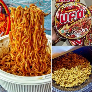 🍜 บะหมี่ ufo จาก nissin รสปูผัดพริกไทยดำ รสชาติกลมกล่อม