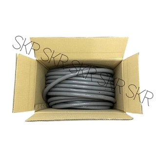 ท่ออ่อนกันน้ำ 4หุน (1/2") สีเทา (5เมตร) Liquid Tight Flexible Steel Conduit ท่ออ่อน ท่ออ่อนเหล็ก กันน้ำ ท่ออ่อนเทา
