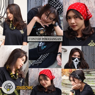 Zinbons ที่คาดผม BANDANA SLAYER Mask SLAYER BANDANA Music BANDANA แบรนด์พรีเมี่ยม คุณภาพดีที่สุด