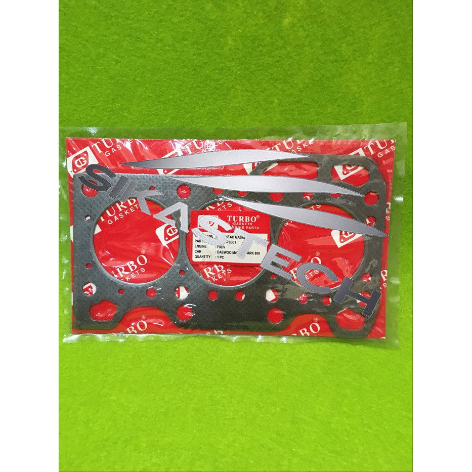 CYLINDER HEAD PACKING GASKET DEKSEL PAKING KOP 3 CYLINDER F8CV 800 CHEVROLET SPARK 0.8 TURBOGASKETS