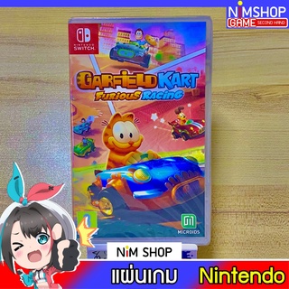 (มือ1) Nintendo Switch : Garfield Kart Furious Racing แผ่นเกม มือหนึ่ง สภาพดี