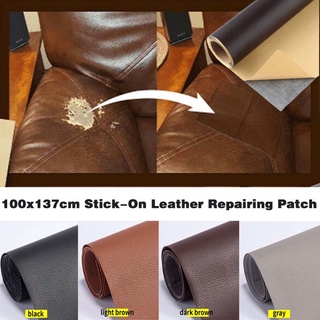 👆COD👆100x137cm  Stick-On โซฟา หนัง PU ซ่อมโซฟา แพทช์หนัง Stick-On Leather Repairing Patch