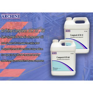 ArChine Compressor oil น้ำมันคอมเพลสเซอร์กึ่งสังเคราะห์ทนความร้อนสูง  SCR 32,68 5 ลิตร