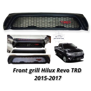 กระจังหน้า REVO revo 2015 2016 2017 TRD สีดำด้าน  กระจังหน้าแต่ง revo trd front grill toyota hilux revo trd