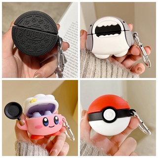 เคสหูฟังซิลิโคน กันกระแทก ลาย Poké Ball Kirb 3D สําหรับ Baseus WM01 Encok Mini WM01