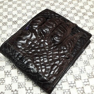 crocodile skin wallet กระเป๋าจระเข้มแท้