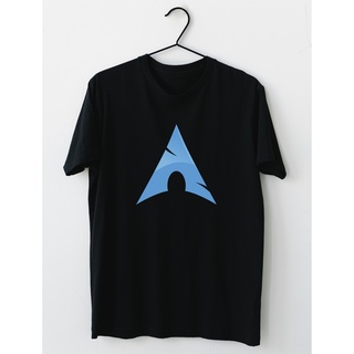 เสื้อยืดวินเทจใหม่ เสื้อยืดผ้าฝ้าย 100% พิมพ์ลายโลโก้ Arch Linux ของขวัญวันหยุด สําหรับผู้ชาย 2022S-5XL