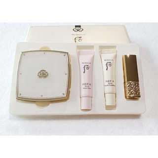 ✅แป้งตลับเนื้อกำมะหยี่ คุมมัน The History of Whoo - Velvet Powder Pact No.21 Special Set