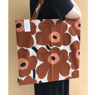 [ใส่code&gt;ทักแชท] Marimekko totebag chest nut